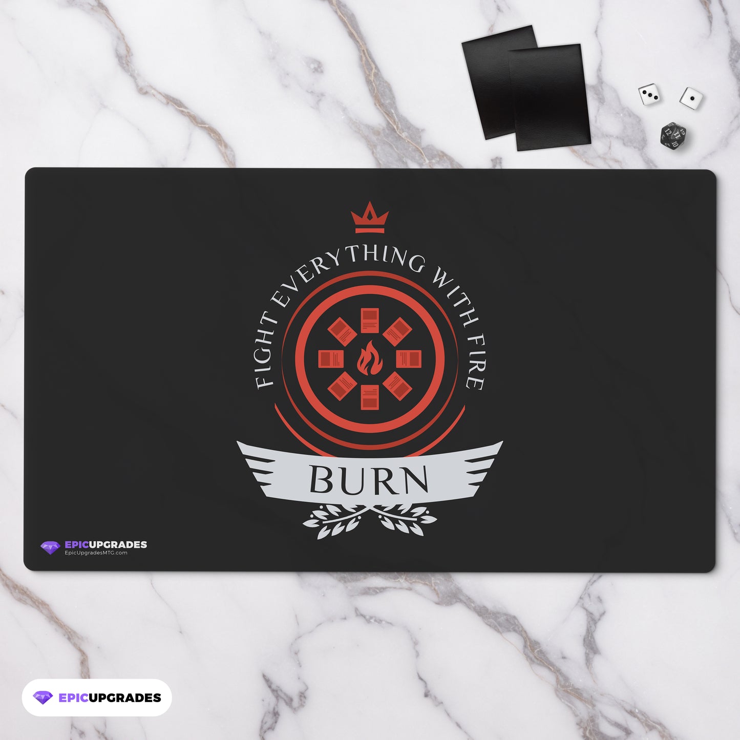 Playmat - Burn Life V1 Magic the Gathering - epicupgrades