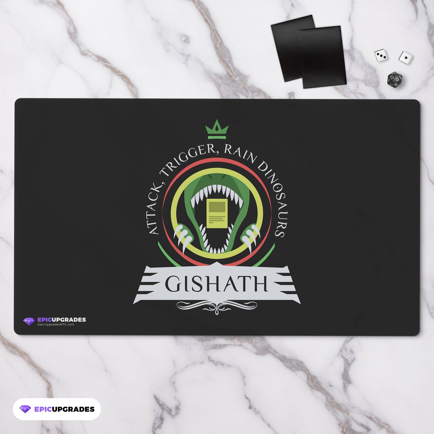 Playmat - Commander Gishath Magic the Gathering - epicupgrades