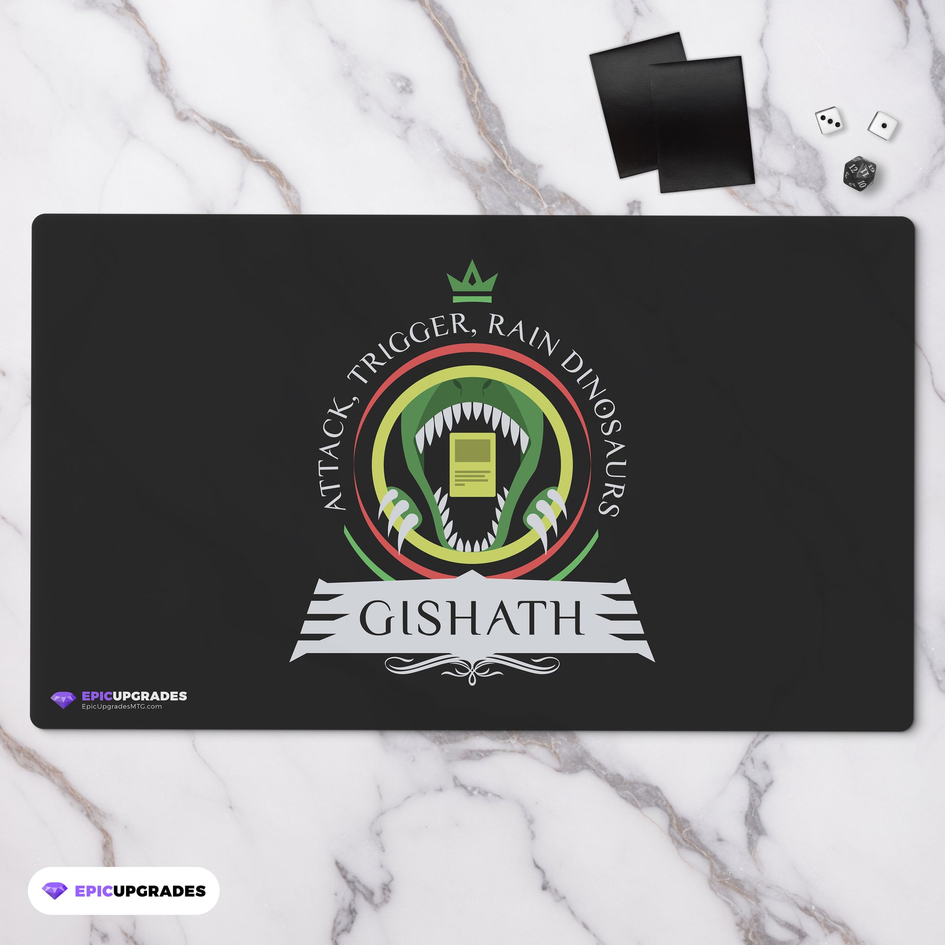 Playmat - Commander Gishath Magic the Gathering - epicupgrades