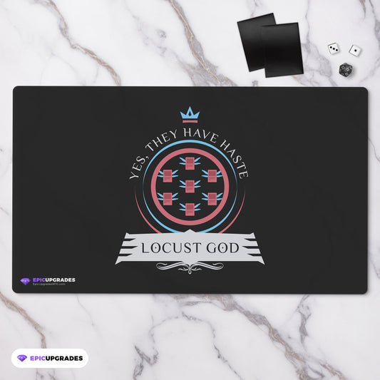 Playmat - The Locust God Commander Magic the Gathering - epicupgrades