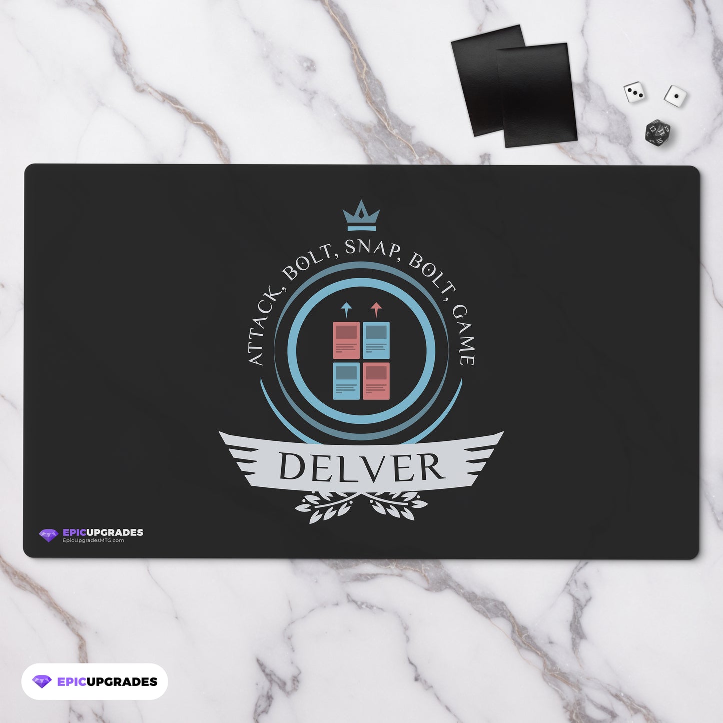 Playmat - Delver Life V1 Magic the Gathering - epicupgrades