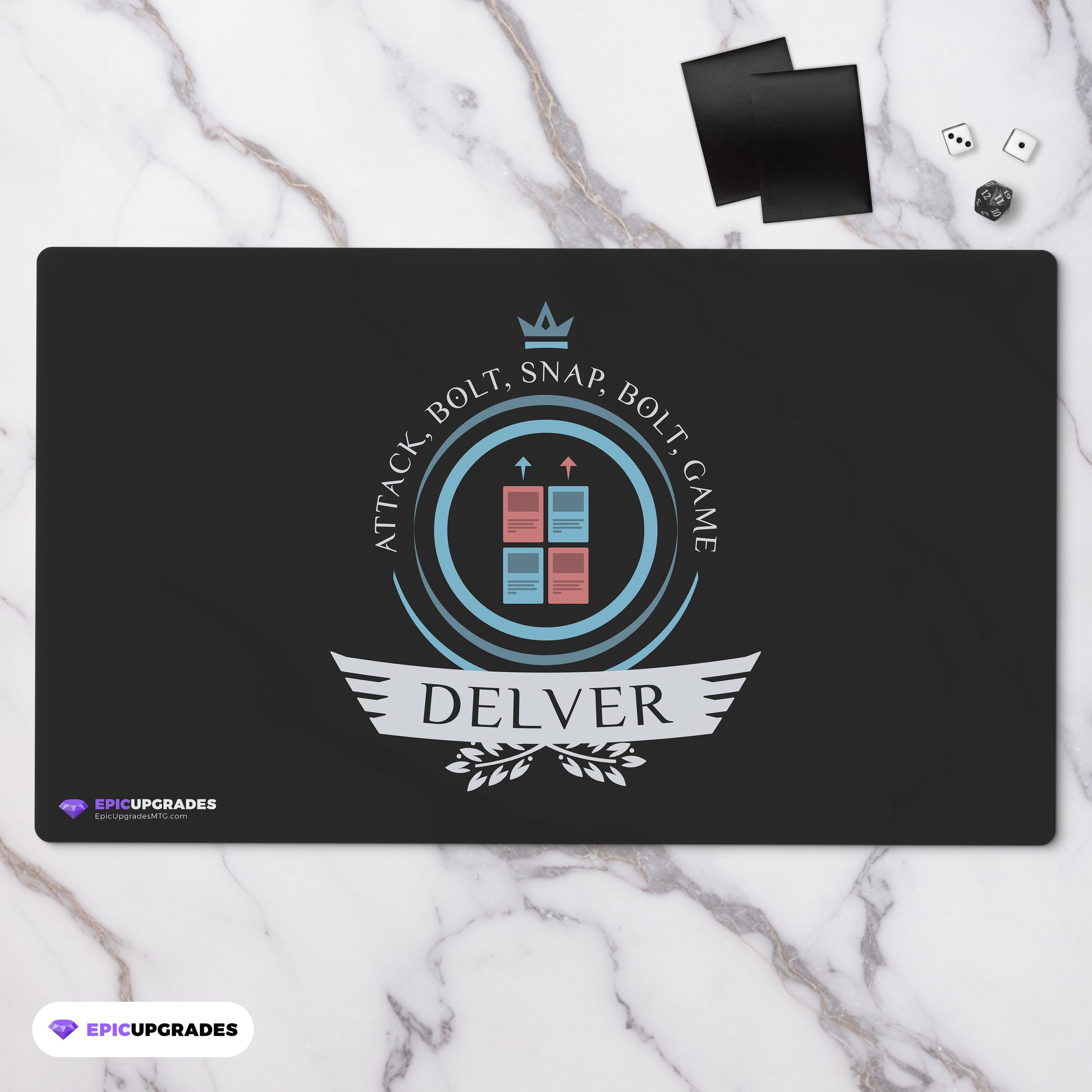 Playmat - Delver Life V1 Magic the Gathering - epicupgrades
