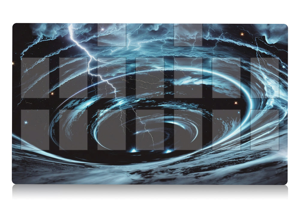 yugioh playmat inspired by mystical space typhoon 24" x 14" custom yu-gi-oh card mat for YGO players