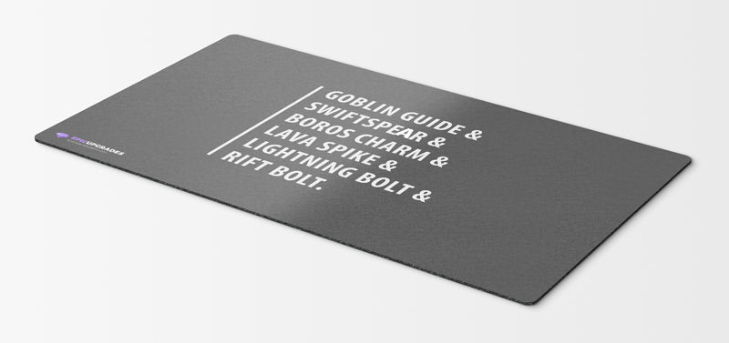 mtg playmat funny unique modern legacy gift - minimal text burn