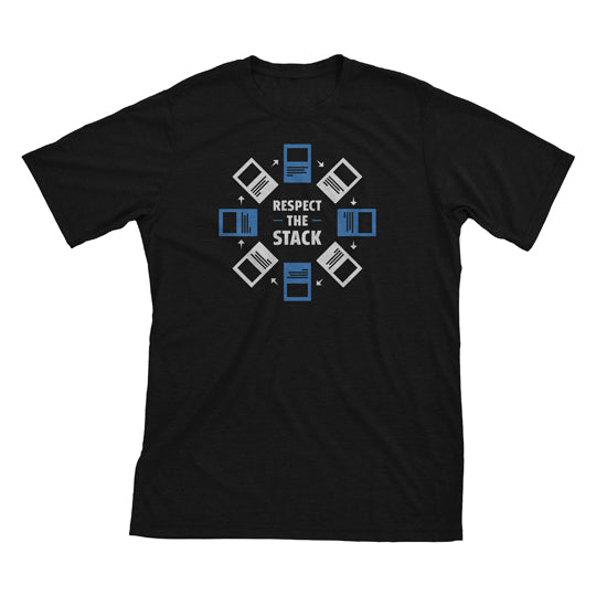 mtg shirt funny unique gift - respect the stack