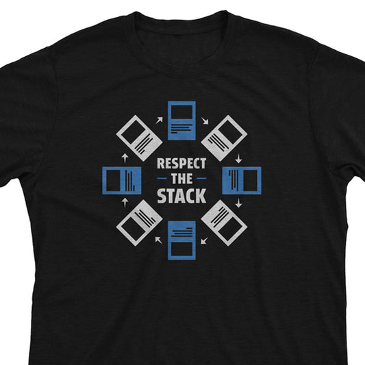mtg shirt funny unique gift - respect the stack