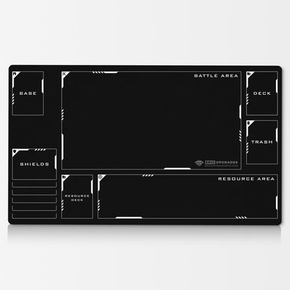 Gundam Card Game Playmat with Zones - 24"x14" Unofficial Card Mat for GCG Accessory Gift for TCG Player Minimalist Play Mat