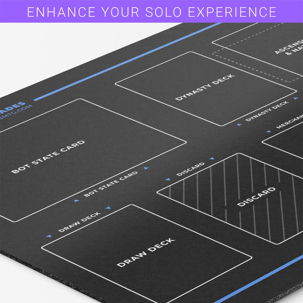 Solo Bot Zone Game Mat | 17"X11" Imperium Horizons Compatible Zones