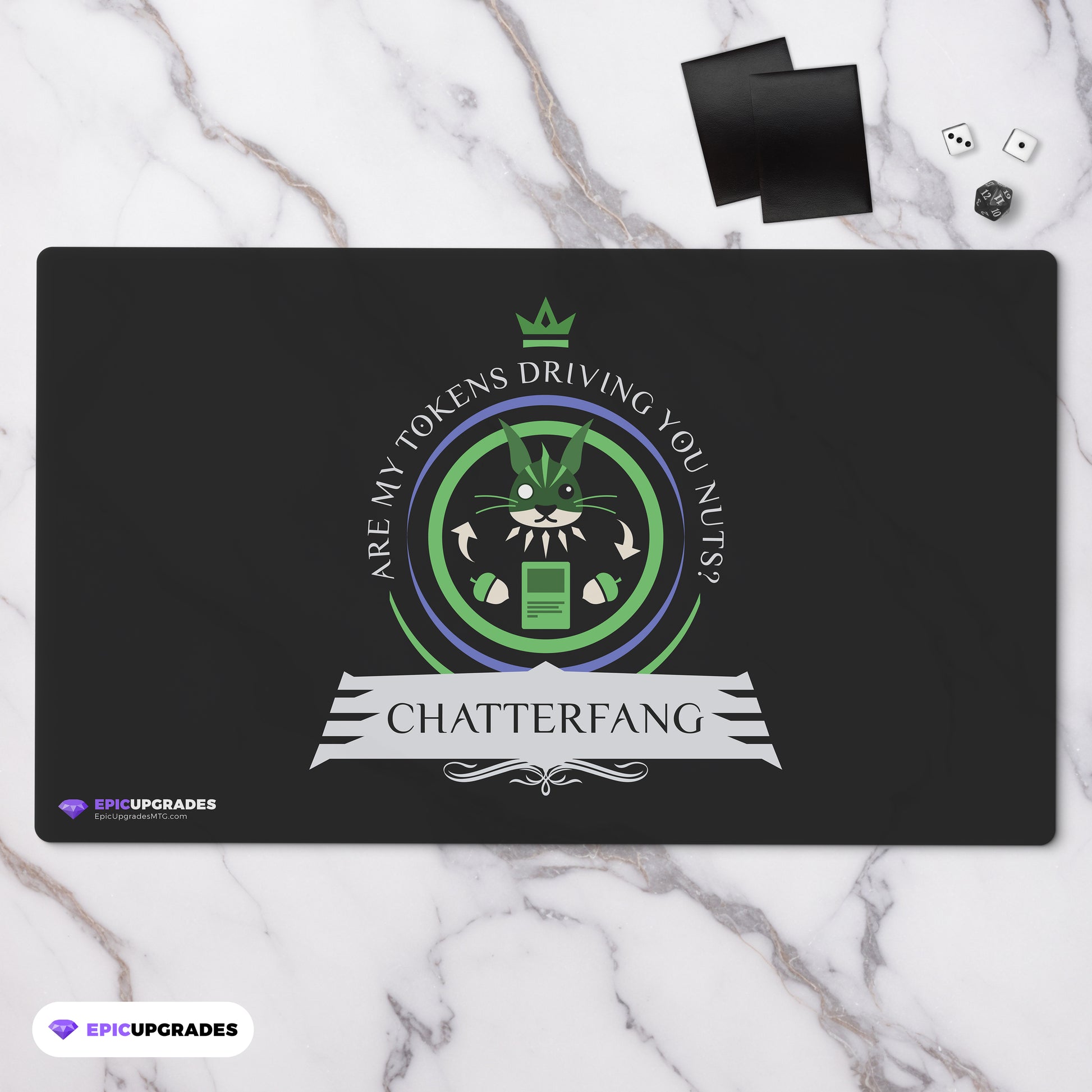 mtg chatterfang commander deck Playmat