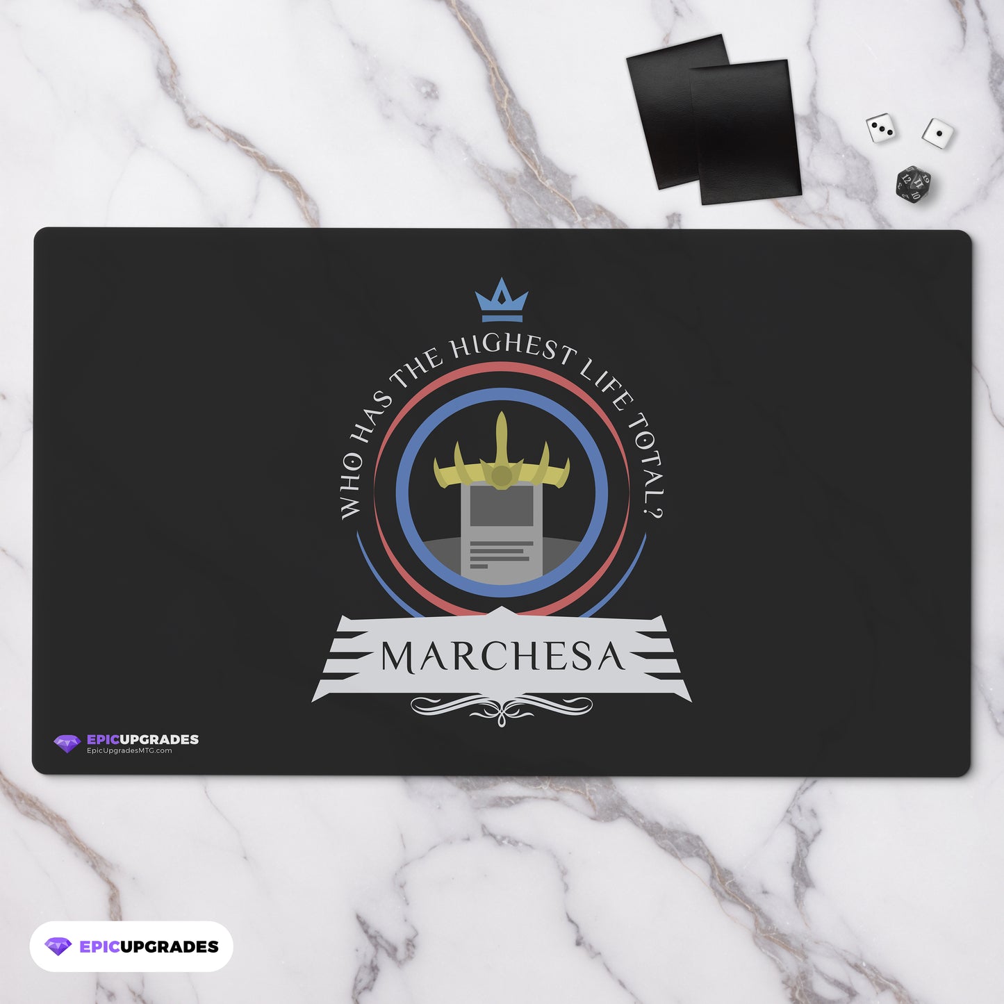 Playmat - Commander Marchesa the Black Rose Magic the Gathering - epicupgrades