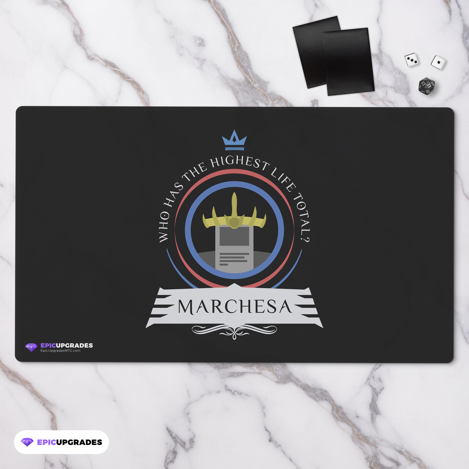 Playmat - Commander Marchesa the Black Rose Magic the Gathering - epicupgrades