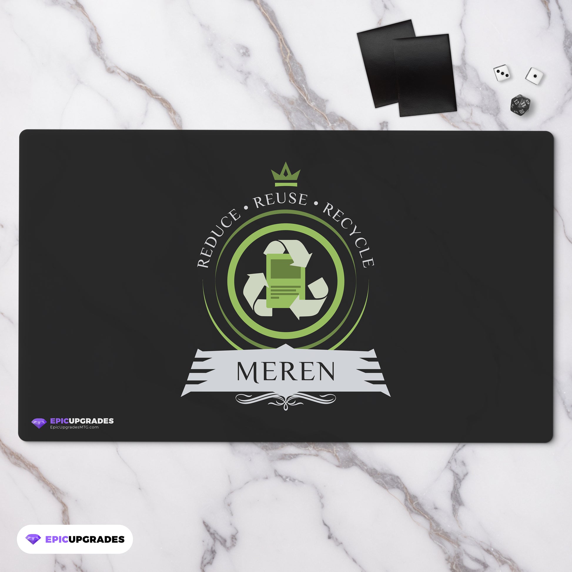mtg meren commander deck Playmat