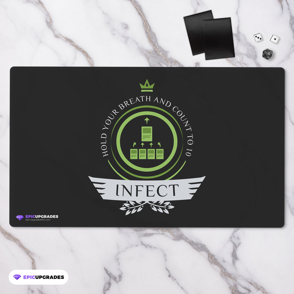 Playmat - Infect Life V1 Magic the Gathering - epicupgrades