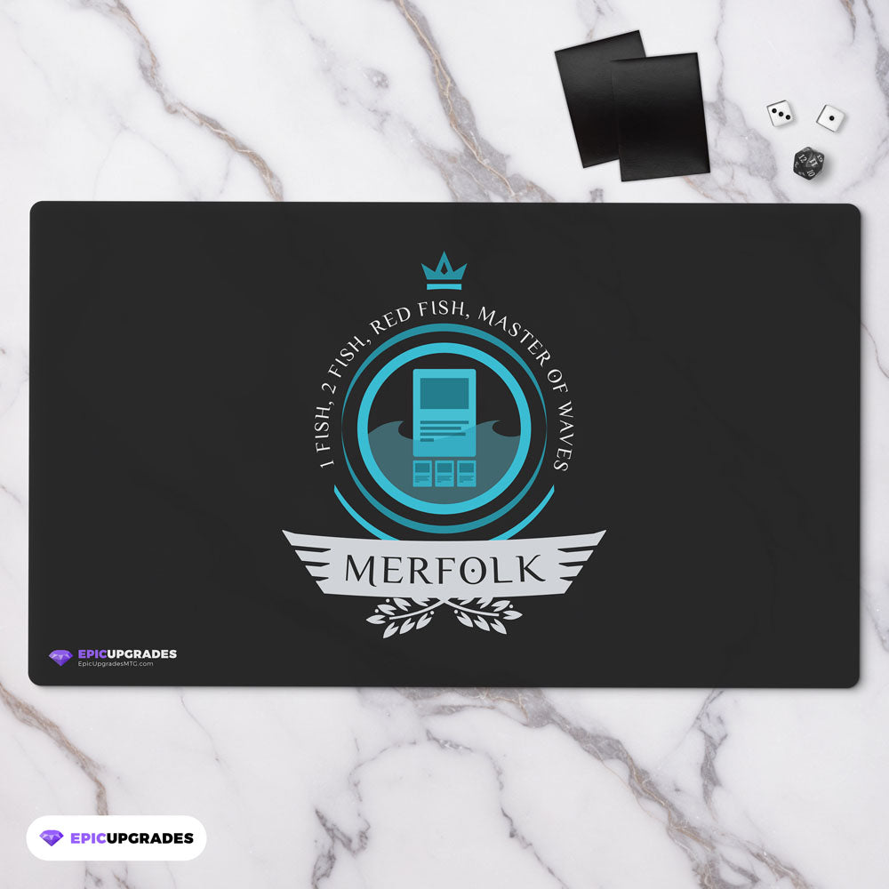 Playmat - Merfolk Life V1 Magic the Gathering - epicupgrades