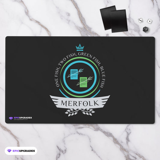 Playmat - UG Merfolk Life Magic the Gathering - epicupgrades