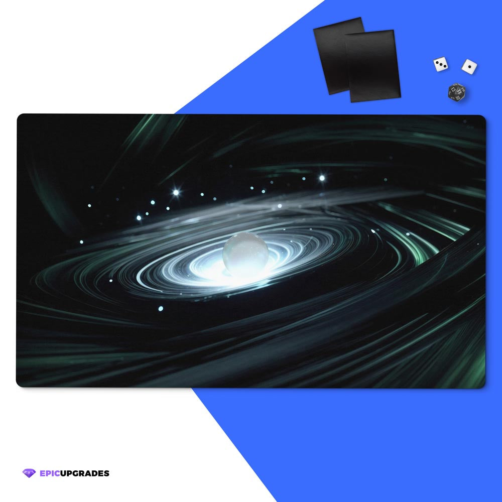 yugioh playmat inspired by dark hole 24" x 14" custom yu-gi-oh card mat for YGO players