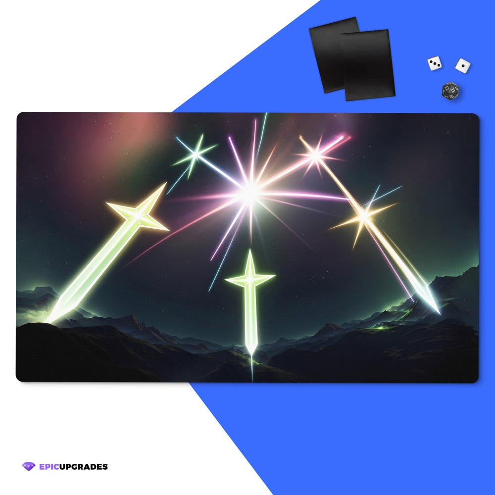 yugioh playmat inspired by swords of revealing light 24" x 14" custom yu-gi-oh card mat for YGO players