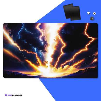 Yugioh Playmat - Raigeki Inspired 24"x14" Yu-Gi-Oh Player Gift Art epicupgrades Yugioh Playmat - Raigeki Inspired 24"x14" Yu-Gi-Oh Player Gift Art epicupgrades