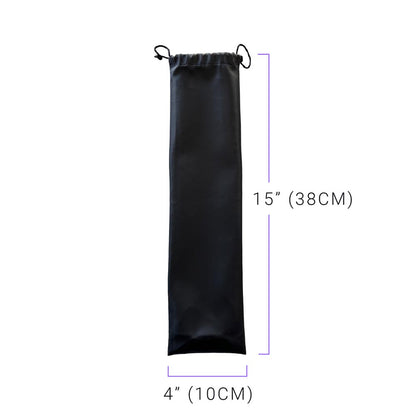 Durable 15x4 inch drawstring playmat bag for TCGs like MTG, Pokémon, Yu-Gi-Oh, and Flesh and Blood, keeping 24x14 inch playmats protected, clean, and easy to carry with a lightweight, travel-friendly design.