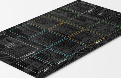 Enhance your Hubworld Aidalon experience with our 24" x 14" Player Zone Game Mat. This playmat is designed to improve player area management, keeping your tabletop gaming session tidy &amp; organized!