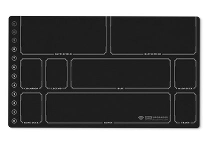 Riftbound Playmat with Zones | 24"x14" Unofficial Minimalist Card Mat | Play Mat Gift for Riftbound Player | 7 Color Options