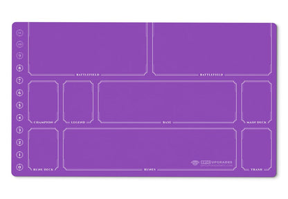 Riftbound Playmat with Zones | 24"x14" Unofficial Minimalist Card Mat | Play Mat Gift for Riftbound Player | 7 Color Options