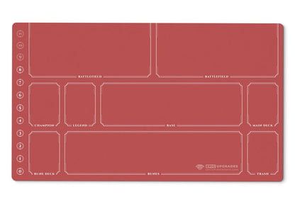 Riftbound Playmat with Zones | 24"x14" Unofficial Minimalist Card Mat | Play Mat Gift for Riftbound Player | 7 Color Options