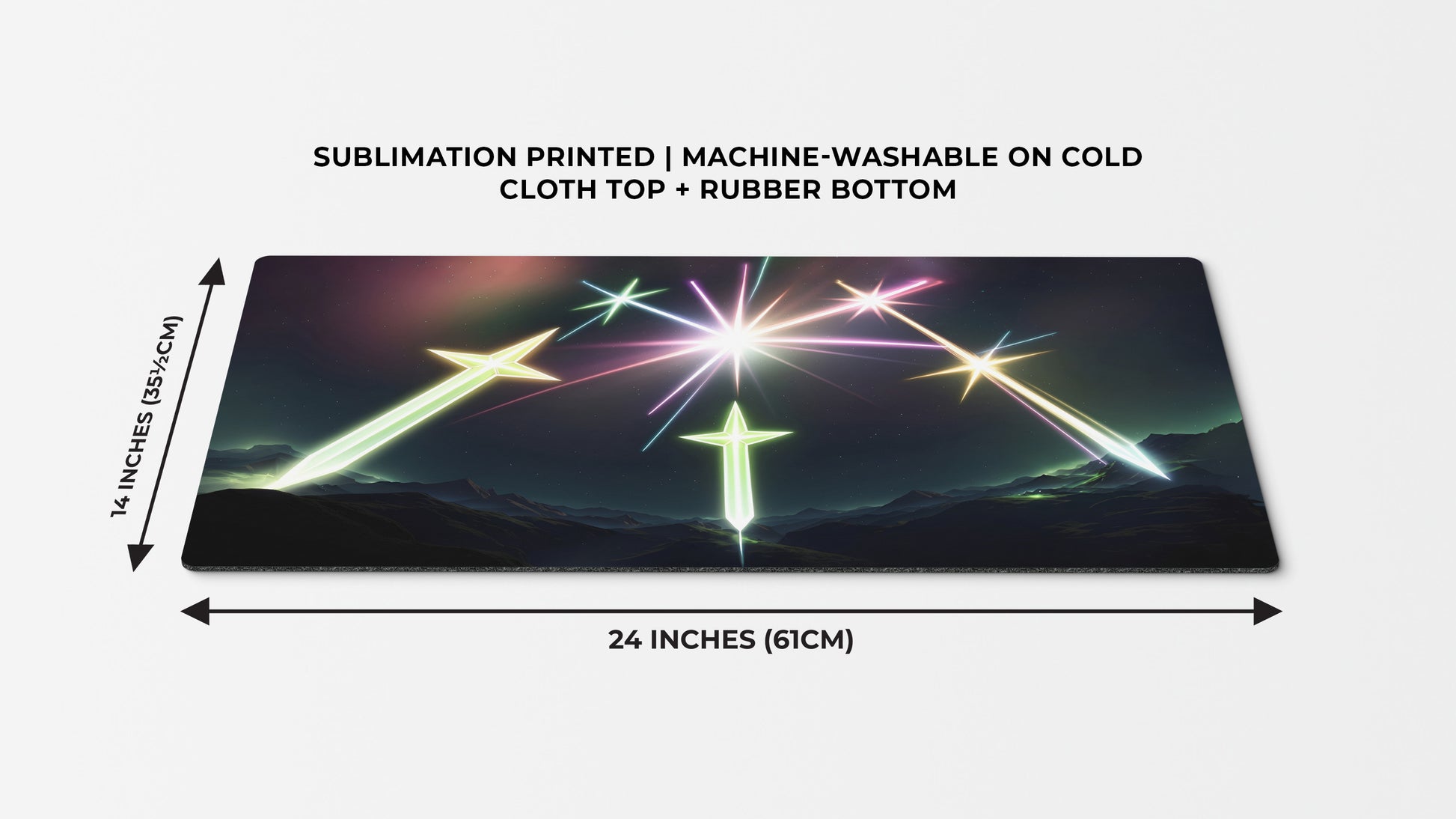 yugioh playmat inspired by swords of revealing light 24" x 14" custom yu-gi-oh card mat for YGO players