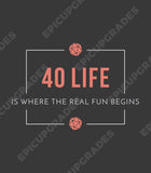 40 Life EDH - Magic the Gathering Unisex T-Shirt - epicupgrades