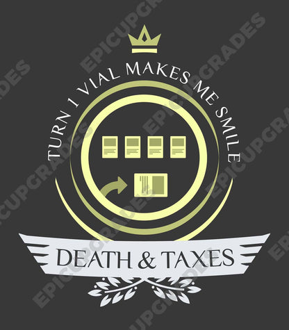 Death and Taxes Life V1 - Magic the Gathering Unisex T-Shirt - epicupgrades