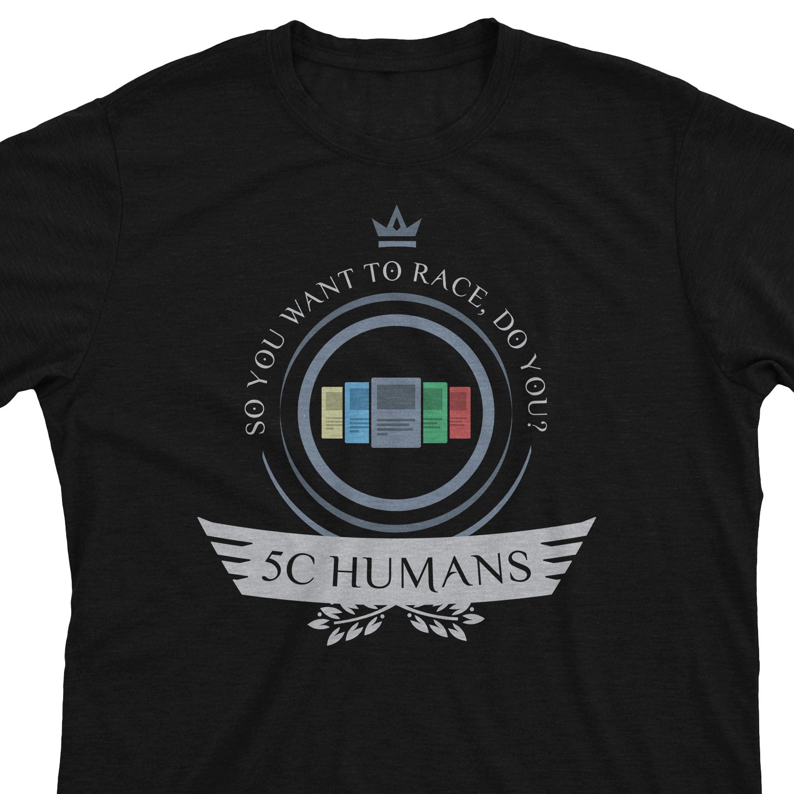 Five Color Humans Life - Magic the Gathering Unisex T-Shirt - epicupgrades