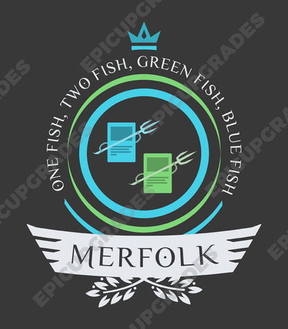 Playmat - UG Merfolk Life Magic the Gathering - epicupgrades