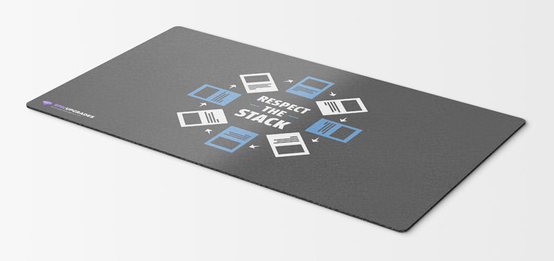 mtg playmat funny unique gift - respect the stack