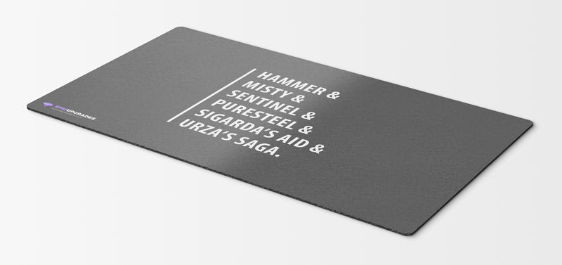 mtg playmat funny unique modern legacy gift - minimal text hammer time
