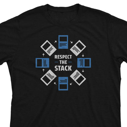 mtg shirt funny unique gift - respect the stack
