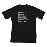 mtg shirt funny unique modern player gift - minimal text hammer time