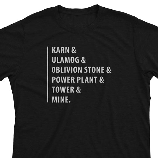 mtg shirt funny unique modern player gift - minimal text tron