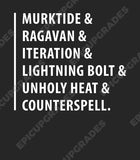 mtg shirt funny unique modern player gift - minimal text murktide