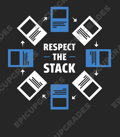 mtg shirt funny unique gift - respect the stack