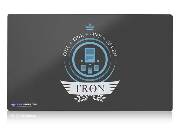 Playmat - Tron Life (Blue) Magic the Gathering - epicupgrades